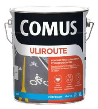 Pot de peinture de marquage au sol et signalisation Comus Uliroute 3L haute résistance