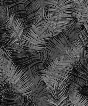 L93419 Vinyle Grainé sur Intissé Leaves Argent