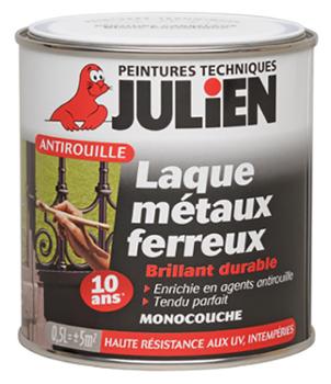 Peinture Laque Antirouille Métaux Ferreux Mat Noir Ferronnerie 0.5L