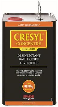 Cresyl Concentré Désinfectant Bactéricide Fongicide 5L