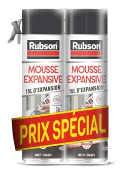 Mousse Expansive Power Multi-Usages 345 ml Blanc Lot de 2