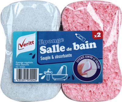 Eponge Grattantes Salle de Bain Lot de 2