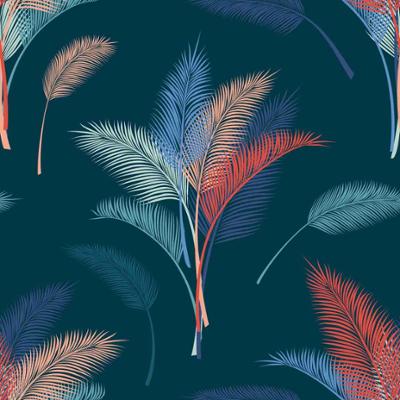 Toile Cirée Déco Santiago Bleu 140 cm x 20 m