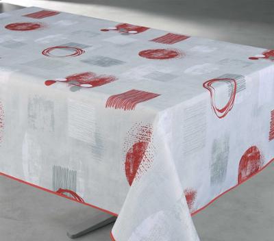 Toile cirée Benji Bordeaux 140 x 240 cm imperméable