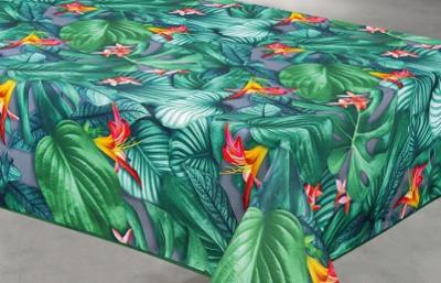Nappe Polyester 140 x 240 cm Tamara Gris sur Cintre