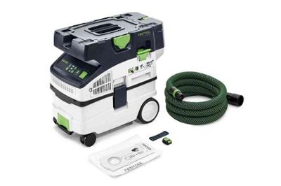 Aspirateur sans fil professionnel CLEANTEC CTLC MIDI I-Basic compact pour chantier