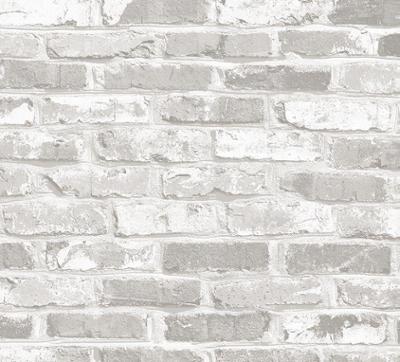 21077 Adhésif Classic Imprimé Brick Gris 45cmx1.5m