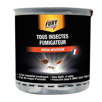 Fumigateur Tous Insectes 100m²  Boite 20g TP18