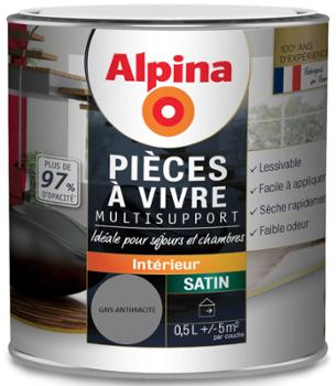 Peinture Acrylique Pièces à Vivre Pot 0,5L