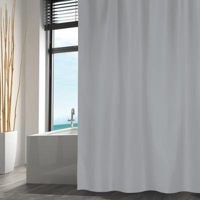 Rideau de Douche Polyester 180x200cm Gris Clair