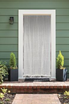 Rideau moustiquaire Avignon écru 140x225 cm pour porte