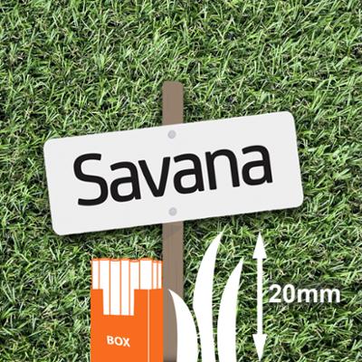 Gazon Synthétique 20 mm Savana Box de Coupons