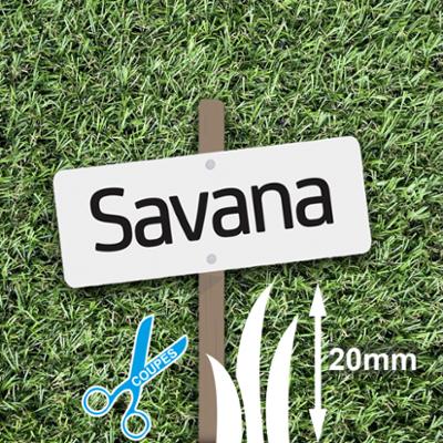 Gazon Synthétique 20 mm Savana à La Coupe 
