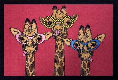 Tapis Entry Girafe Pink 40 x 60 cm