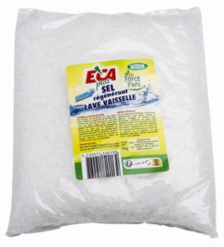 Sel régénérant lave-vaisselle 1 kg pour adoucir l'eau et protéger votre machine du calcaire