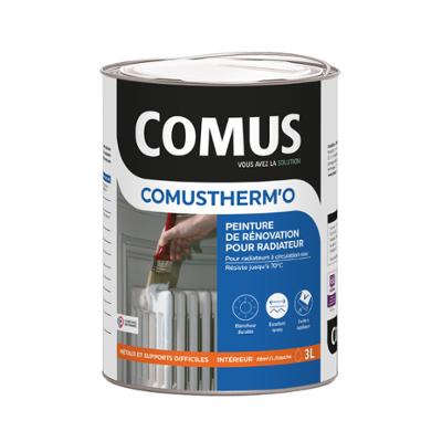 Peinture de finition Comustherm'o Satin Blanc 3L pour traitement des métaux