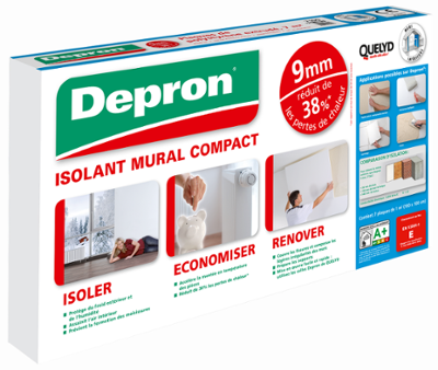 Isolant Mural Compact DEPRON 9mm Carton de 7m²