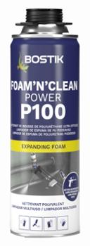 Nettoyant Mousse Polyuréthane P100 FOAM’N’CLEAN POWER 500 ml