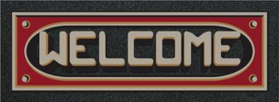 Tapis Format Classic Welcome 3D 25 x 68 cm
