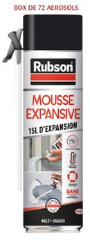 Mousse Multi-Usages 15L d'Expansion 500 ml BOX de 72