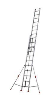 Echelle à Coulisse 2 Plans Alu 413/711 avec stabilisateur