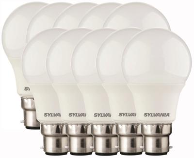 Ampoule Dépolie LED STD B22 8W 860 lm Blanc Neutre Lot de 10