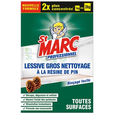 Paquet de lessive St Marc Gros Nettoyage à la Résine de Pin de 1 kg
