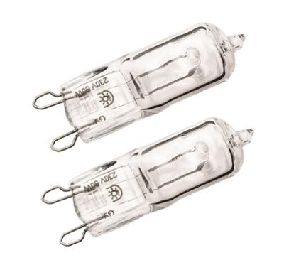 Ampoules Capsules Halogènes Eco G9 28W Blanc Chaud Dimmable Lot de 2