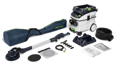Ponceuse à Bras et Aspirateur Planex LHS 2-M Ø225/CTL 36-Set