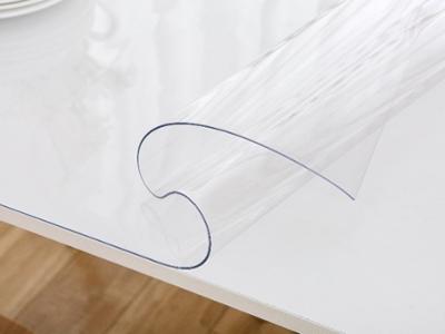 Nappe Feuille Cristal Clear Uni Transparent 140 cm x 15 m Épaisseur 80/100ème