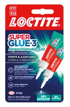 Superglue-3 Repositionnable 2 x 3 g