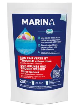 Chlore Choc SOS Eau Verte et Trouble Unidose 250g TP2