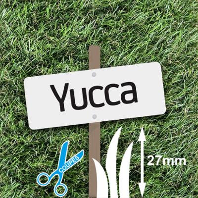 Gazon Synthétique 27 mm Yucca à La Coupe