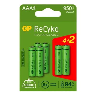 Piles ReCyko AAA 950MAH Blister Promo 4+2