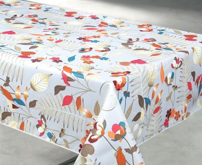 Nappe Polyester 140 x 240 cm Oxana Beige sur Cintre