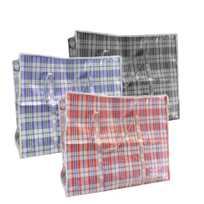 Sac à Carreaux Range Tout à Zip 84L, grand sac de rangement résistant pour les courses et le déménagement