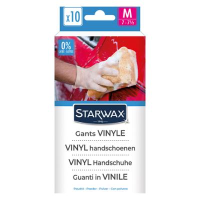 Gants Vinyle Poudrés Lot de 10