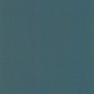 3514 - Papier Peint Vinyle Sur Intissé Uni Rétro Bleu