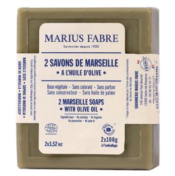 Savons de Marseille à l'Huile d'Olive 2x100g