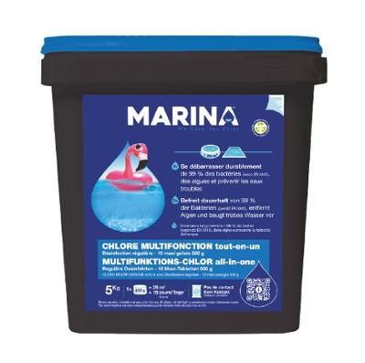 Chlore Multifonction 25 Galets 200 g TP2 5 kg