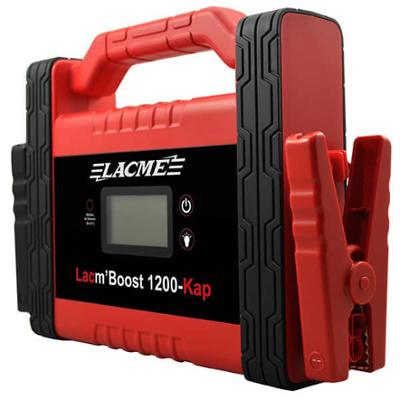 Station de Démarrage Booster LACM'Boost 1200-Kap portable avec pinces crocodiles robustes