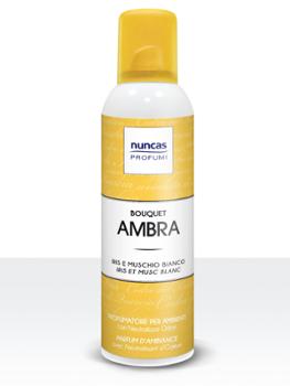 Flacon de Parfum d'Ambiance Bouquet Ambre 250 ml, destructeur d'odeurs pour la maison