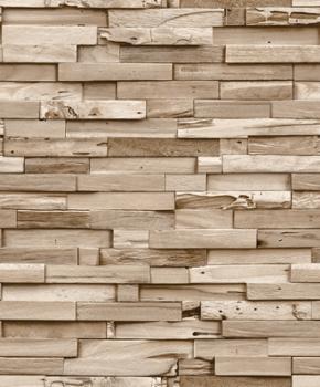 A64002 - Papier Peint Vinyle Grainé Sur Intissé Parement Bois Hêtre 10.05 x 0.53 m