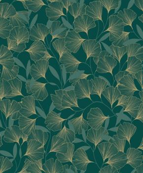 Papier peint expansé sur intissé au motif Ginko vert A64403 de la collection Best Sélection 2024
