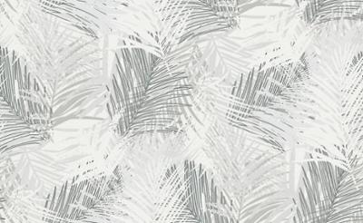 10350-10 - Papier Peint Vinyle Expansé Sur Intissé Feuillage Gris