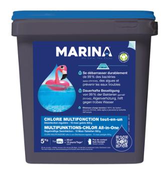 Chlore Multifonction Tout-En-Un Maxi Galets 500 g 5 kg
