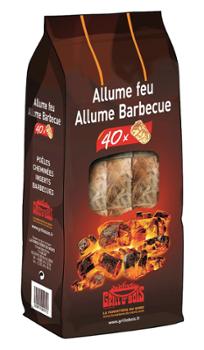 Allume Feu et Allume Barbecue 40 Bâtonnets