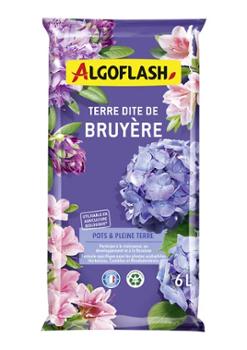 Sac de Terre Dite De Bruyère 6L pour plantes acidophiles