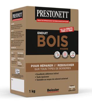 Prestonett Enduit Réparation et Rebouchage du Bois 1kg