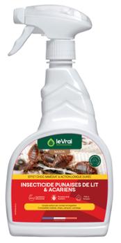 Insecticide Punaises de Lit et Acariens 750ml